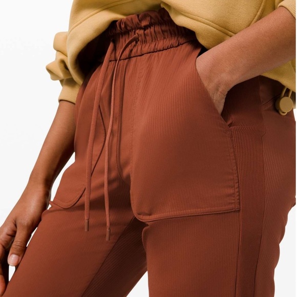 Lululemon women’s Beyond the Studio Jogger pants in Dark Terracotta size 4 - Picture 5 of 12